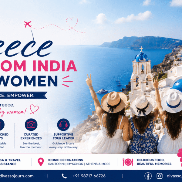 Greece trip from India for women