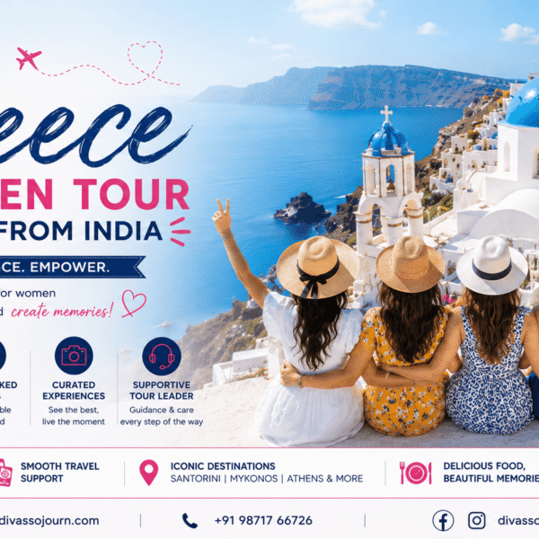 Greece women tour packages from India